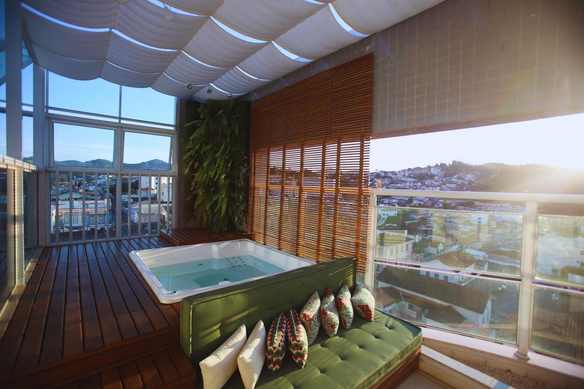 Gontijo Inn Hotel Itajubá Kültér fotó A rooftop spa